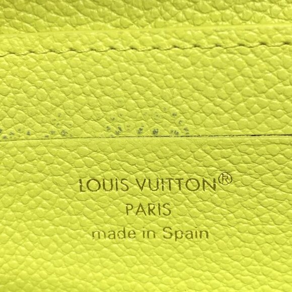 Auth LOUIS VUITTON Rosalie Coin Purse M14506 zesty lime Monogram Empreinte - - Picture 6 of 12